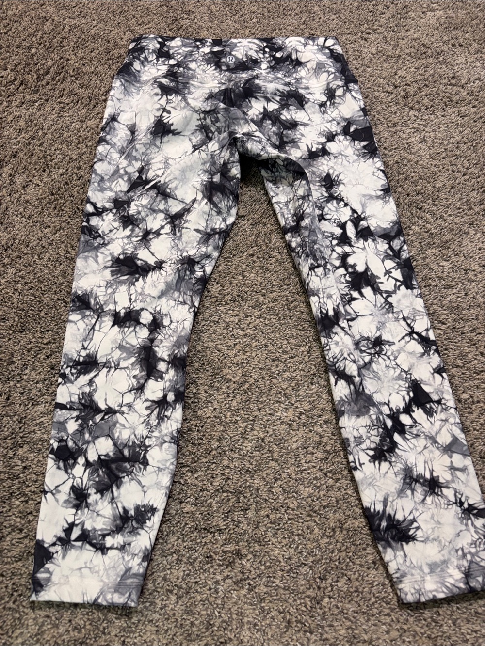 Lululemon Wunder Under HR 7/8 Tight *Dual Shibori Full-On Luxtreme 25" size 10 - Picture 4 of 6